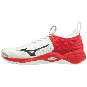 Mizuno Wave Momentum Mens Volleyball Shoes Canada - White/Red